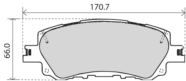 PREMIUM BRAKE PAD SET (4)