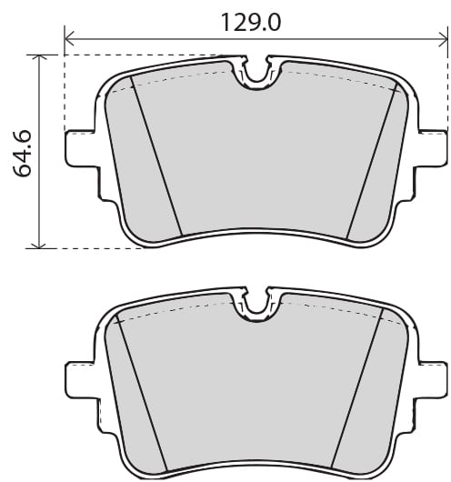 PREMIUM BRAKE PAD SET (4)