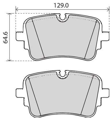 PREMIUM BRAKE PAD SET (4)