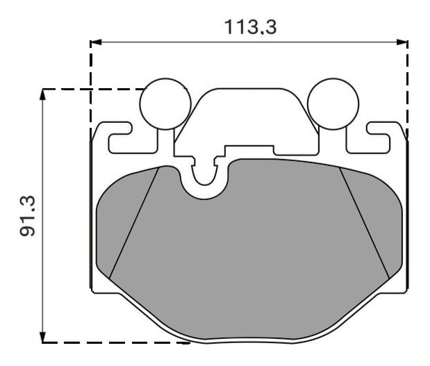 PREMIUM BRAKE PAD SET (4)