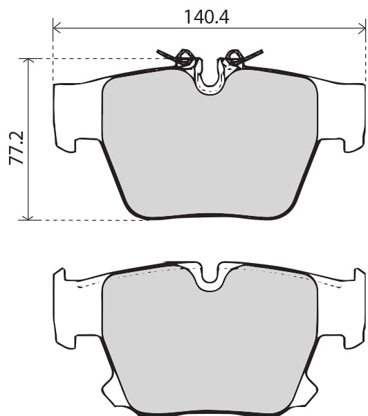 PREMIUM BRAKE PAD SET (4)