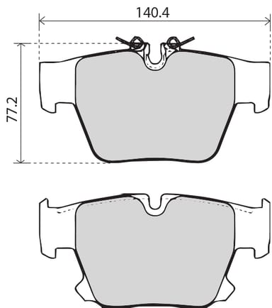 PREMIUM BRAKE PAD SET (4)