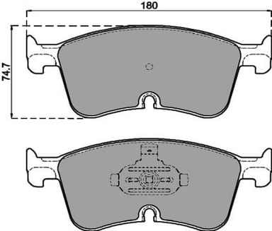 PREMIUM BRAKE PAD SET (4)