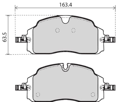PREMIUM BRAKE PAD SET (4)