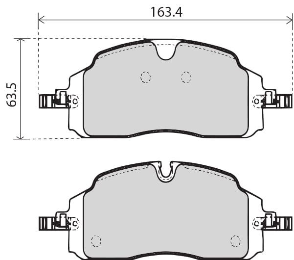 PREMIUM BRAKE PAD SET (4)