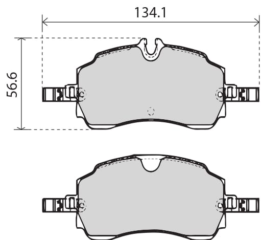 PREMIUM BRAKE PAD SET (4)