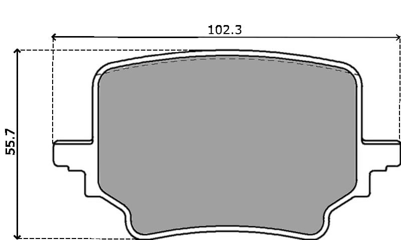 PREMIUM BRAKE PAD SET (4)