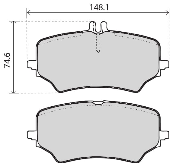 PREMIUM BRAKE PAD SET (4)