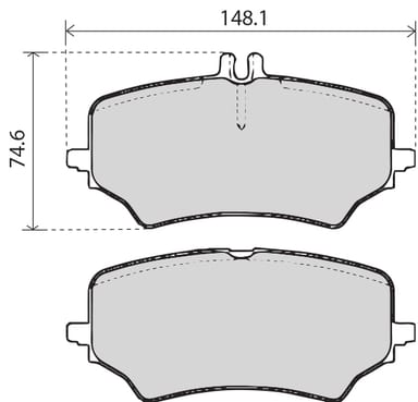 PREMIUM BRAKE PAD SET (4)