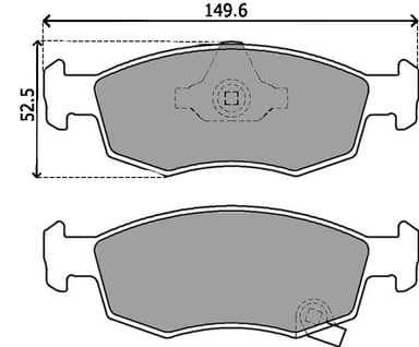PREMIUM BRAKE PAD SET (4)