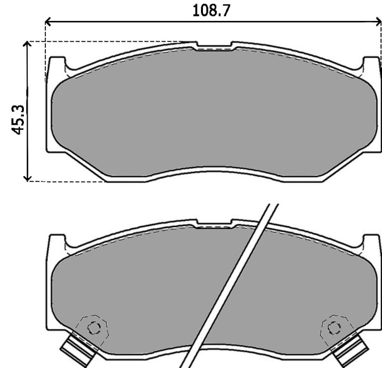 PREMIUM BRAKE PAD SET (4)