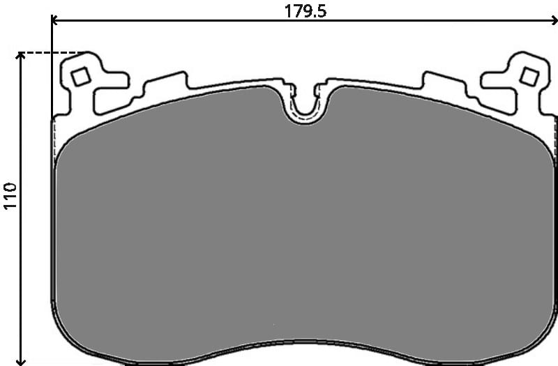 OE GERMAN PADS (SET OF 4)