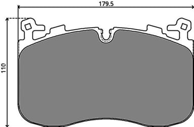 OE GERMAN PADS (SET OF 4)