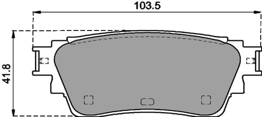 PREMIUM BRAKE PAD SET (4)