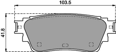 PREMIUM BRAKE PAD SET (4)