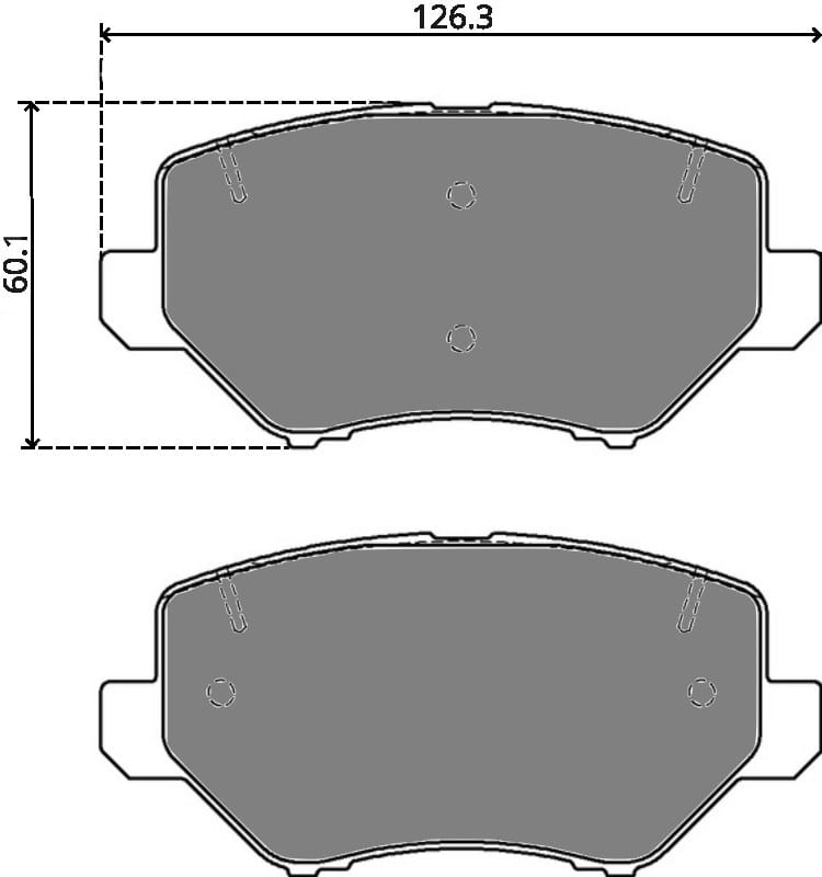 PREMIUM BRAKE PAD SET (4)