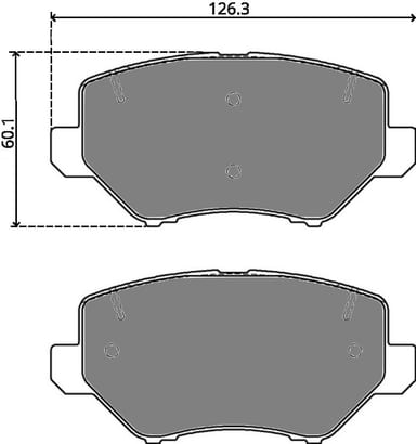 PREMIUM BRAKE PAD SET (4)