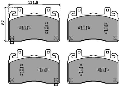 PREMIUM BRAKE PAD SET (4)