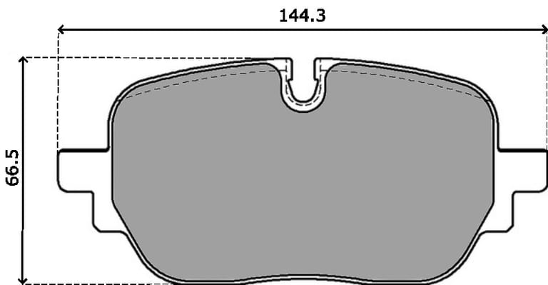 OE GERMAN PADS (SET OF 4)