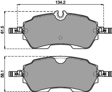 PREMIUM BRAKE PAD SET (4)