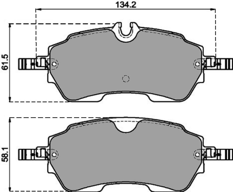 PREMIUM BRAKE PAD SET (4)