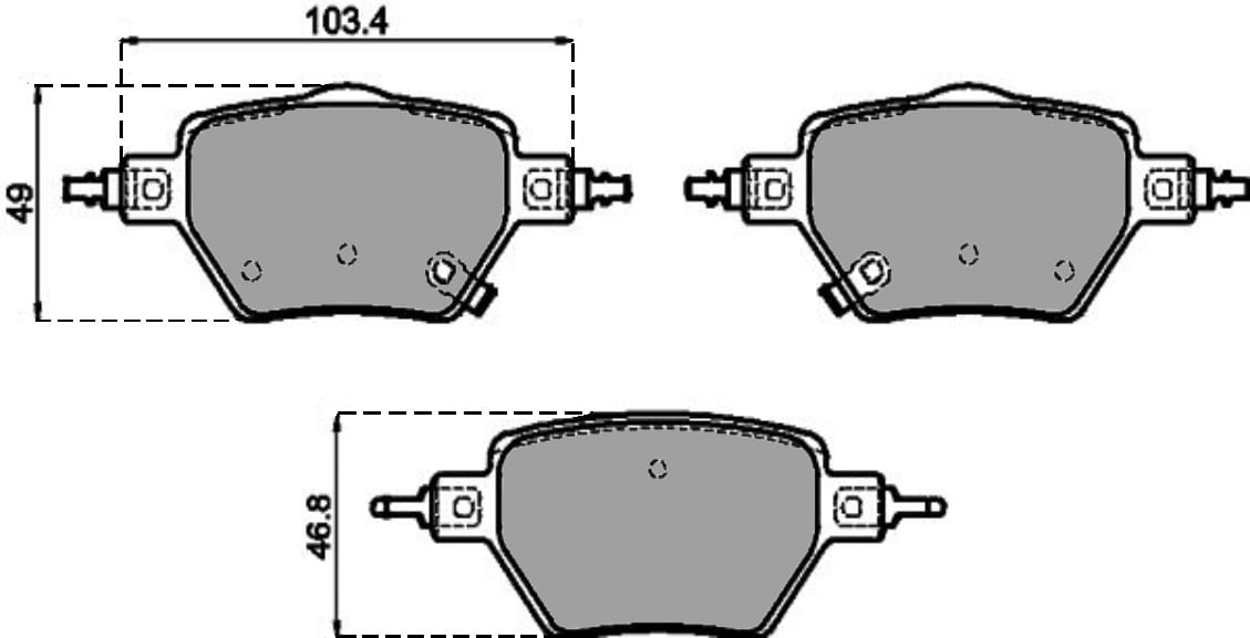 PREMIUM BRAKE PAD SET (4)
