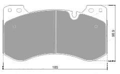 OE GERMAN PADS (SET OF 4)