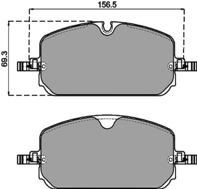 PREMIUM BRAKE PAD SET (4)