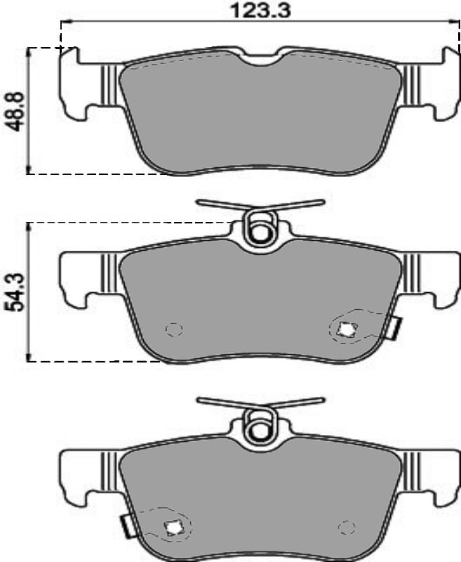 PREMIUM BRAKE PAD SET (4)