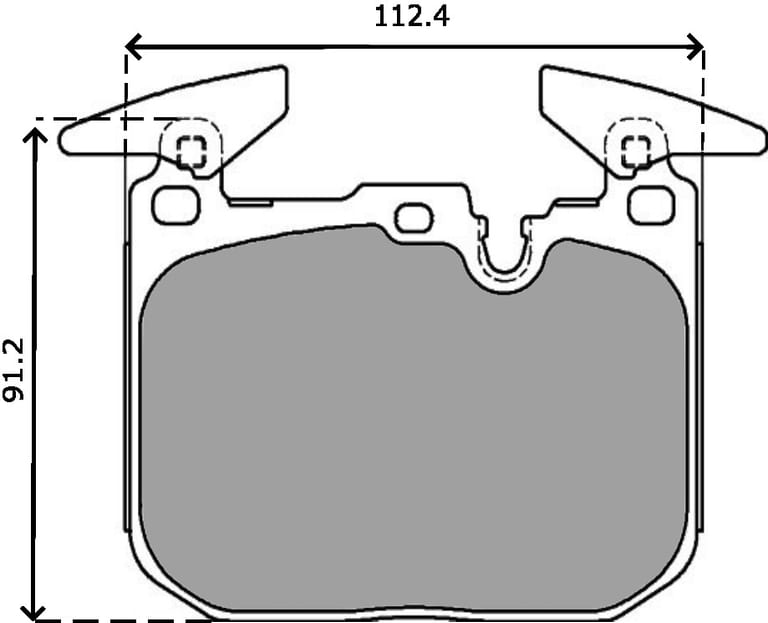 OE GERMAN PADS (SET OF 4)