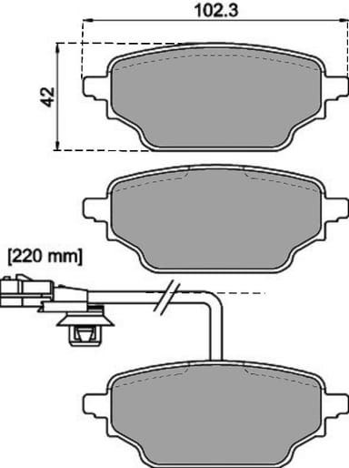 PREMIUM BRAKE PAD SET (4)