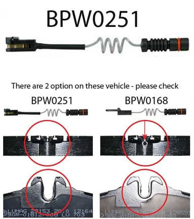 PAD WEAR SENSOR WIRE