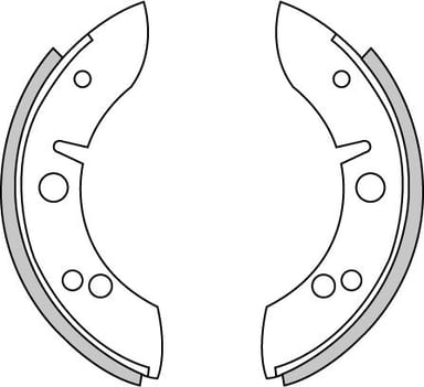 BRAKE SHOES AXLE SET (4)