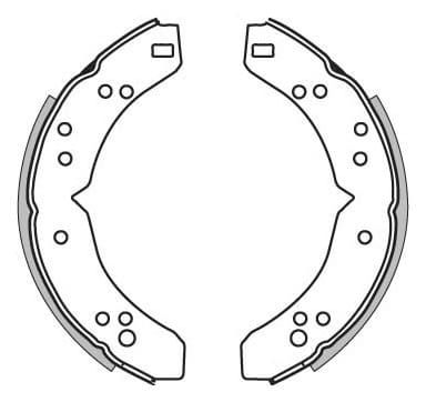 BRAKE SHOES AXLE SET (4)