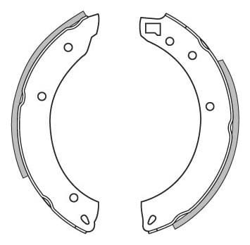 BRAKE SHOES AXLE SET (4)