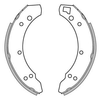 BRAKE SHOES AXLE SET (4)