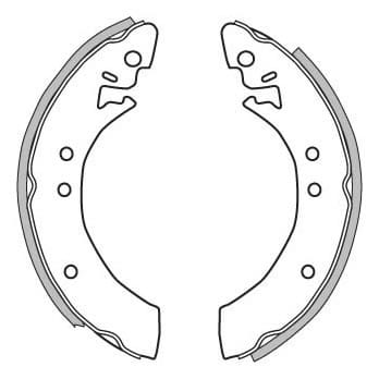 BRAKE SHOES AXLE SET (4)