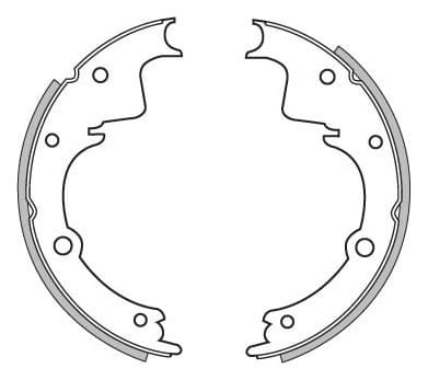 BRAKE SHOES AXLE SET (4)