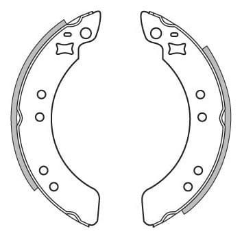 BRAKE SHOES AXLE SET (4)