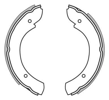 HANDBRAKE SHOE SET (2)