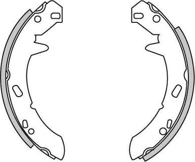 HANDBRAKE SHOE SET (2)