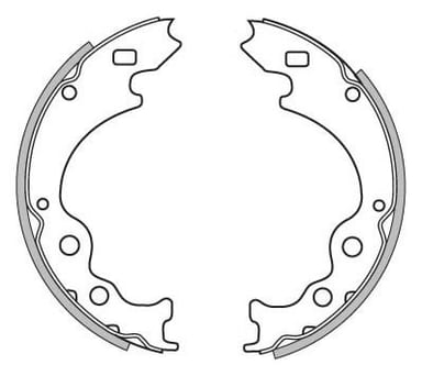 BRAKE SHOES AXLE SET (4)