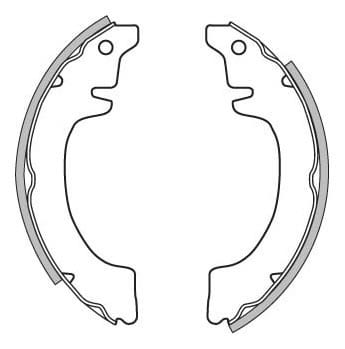 BRAKE SHOES AXLE SET (4)
