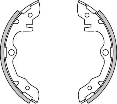 BRAKE SHOES AXLE SET (4)