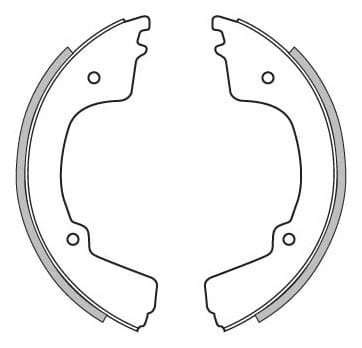 BRAKE SHOES AXLE SET (4)