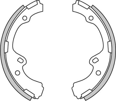BRAKE SHOES AXLE SET (4)