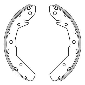 BRAKE SHOES AXLE SET (4)