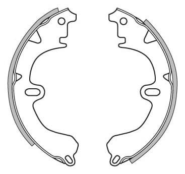 BRAKE SHOES AXLE SET (4)