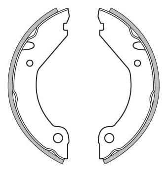 HAND BRAKE SHOES SET (4)