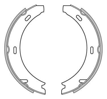 HAND BRAKE SHOES SET (4)